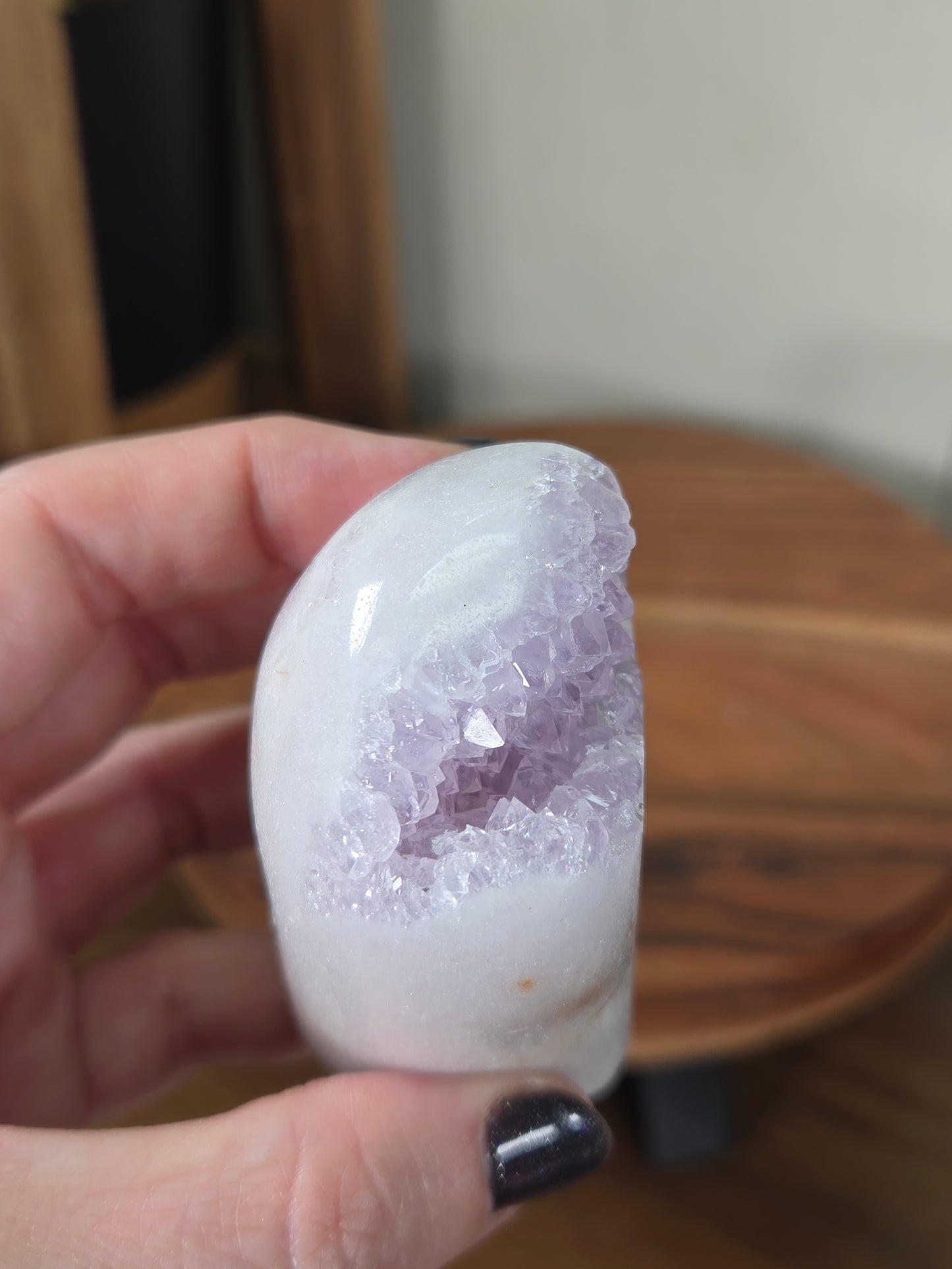 Amethyst Cutbase Polished