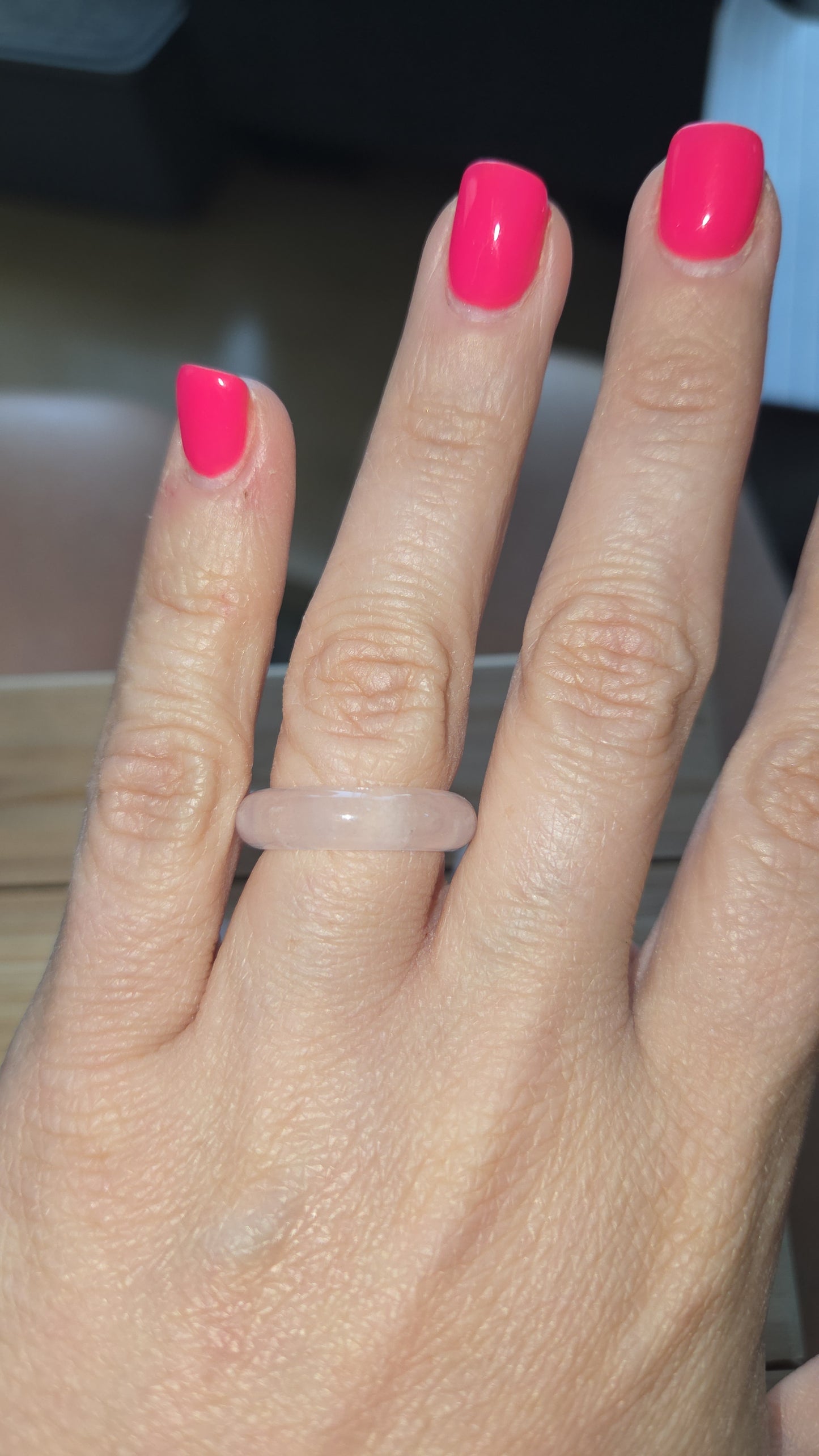 Rose Quartz Ring / Sphere Holder