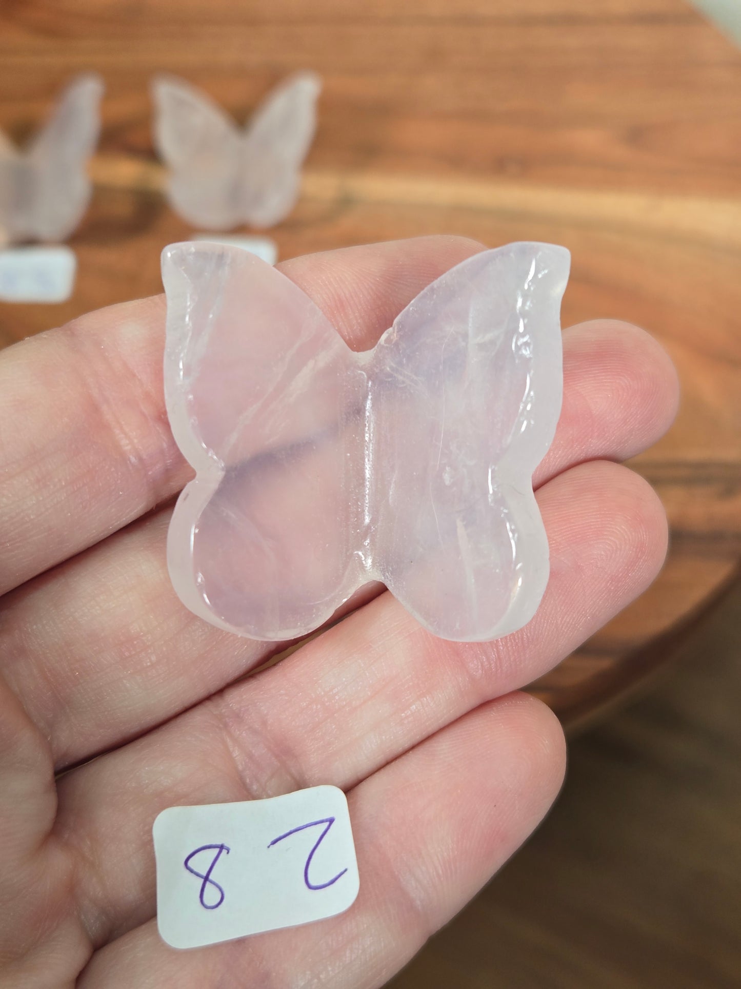 Rose Quartz Mini Butterflies