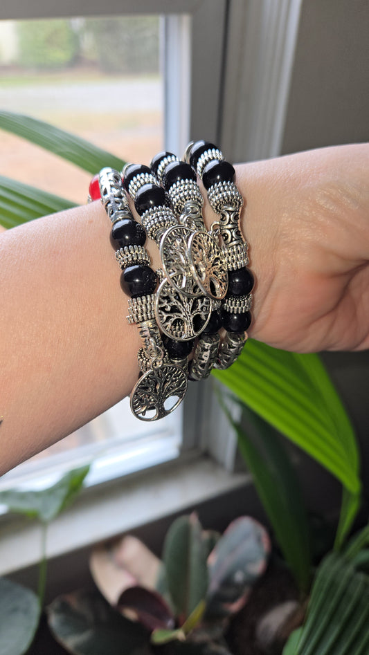 Chakra Tree of Life Braclet 10mm