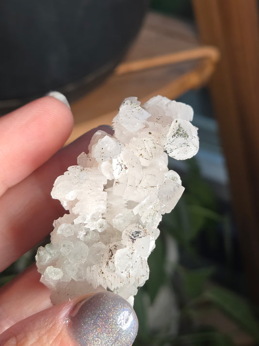 Pagoda Calcite with Pyrite