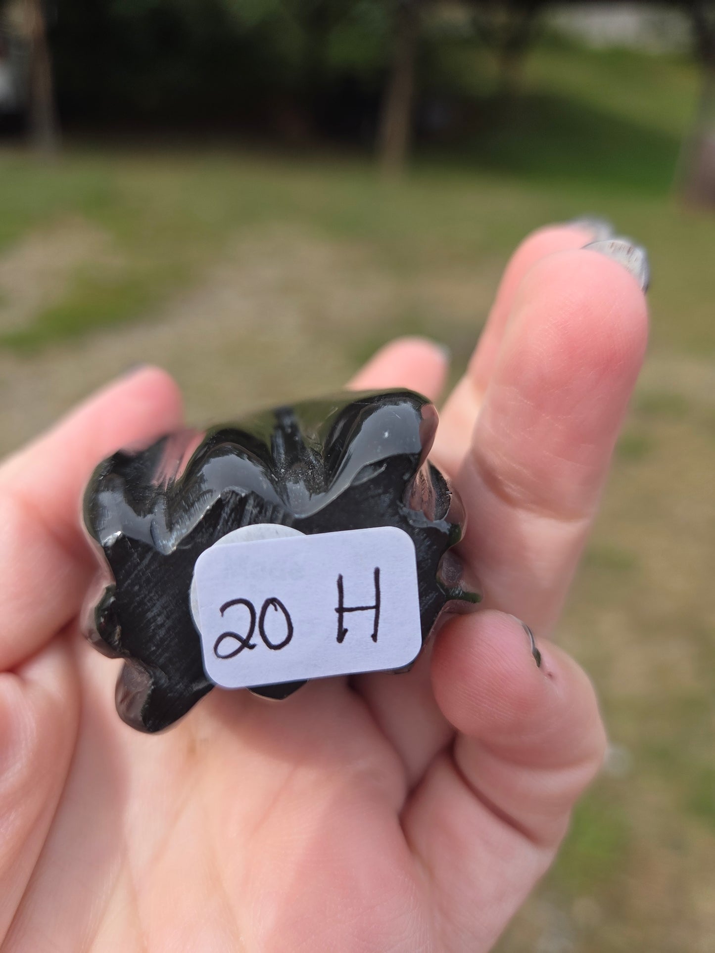 Black Marble Ghost Kitty