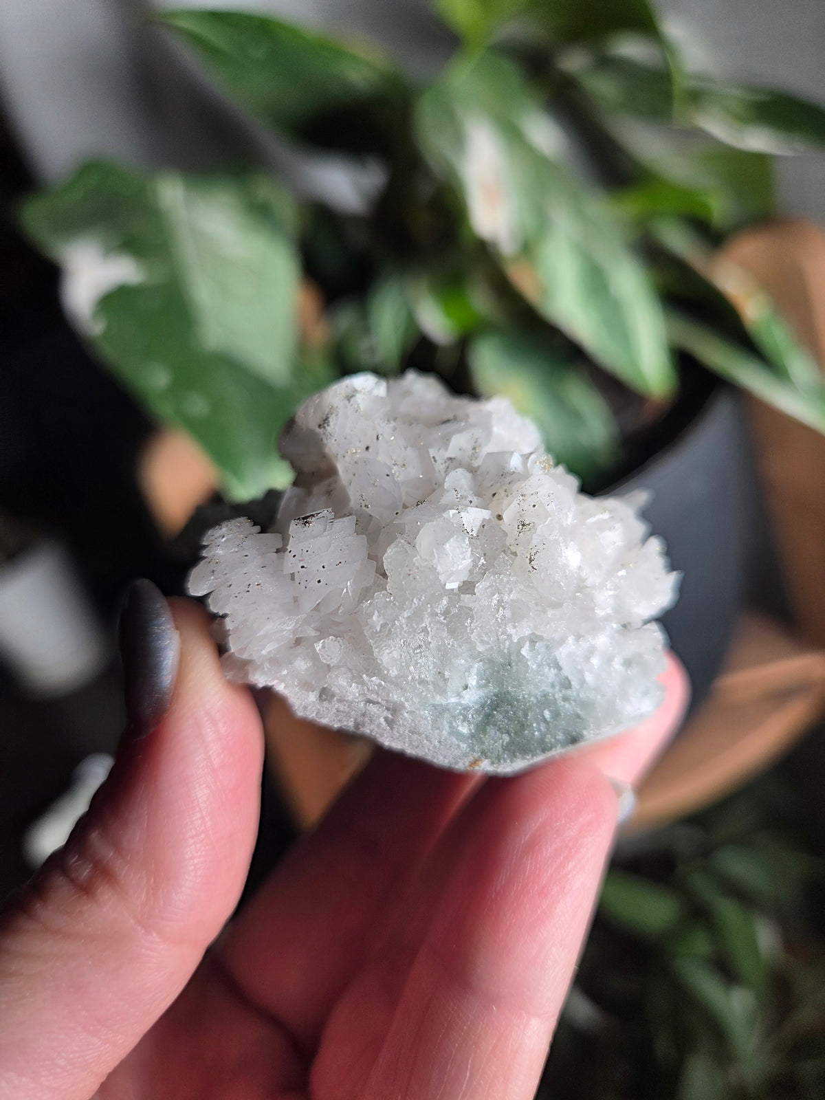 Pagoda Calcite with Pyrite