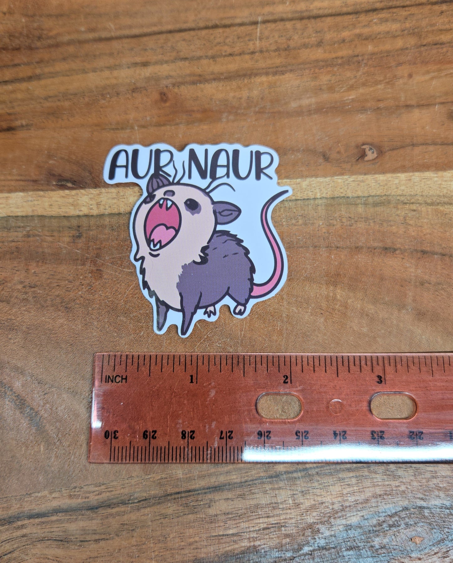 Aur Naur Opossum Sticker