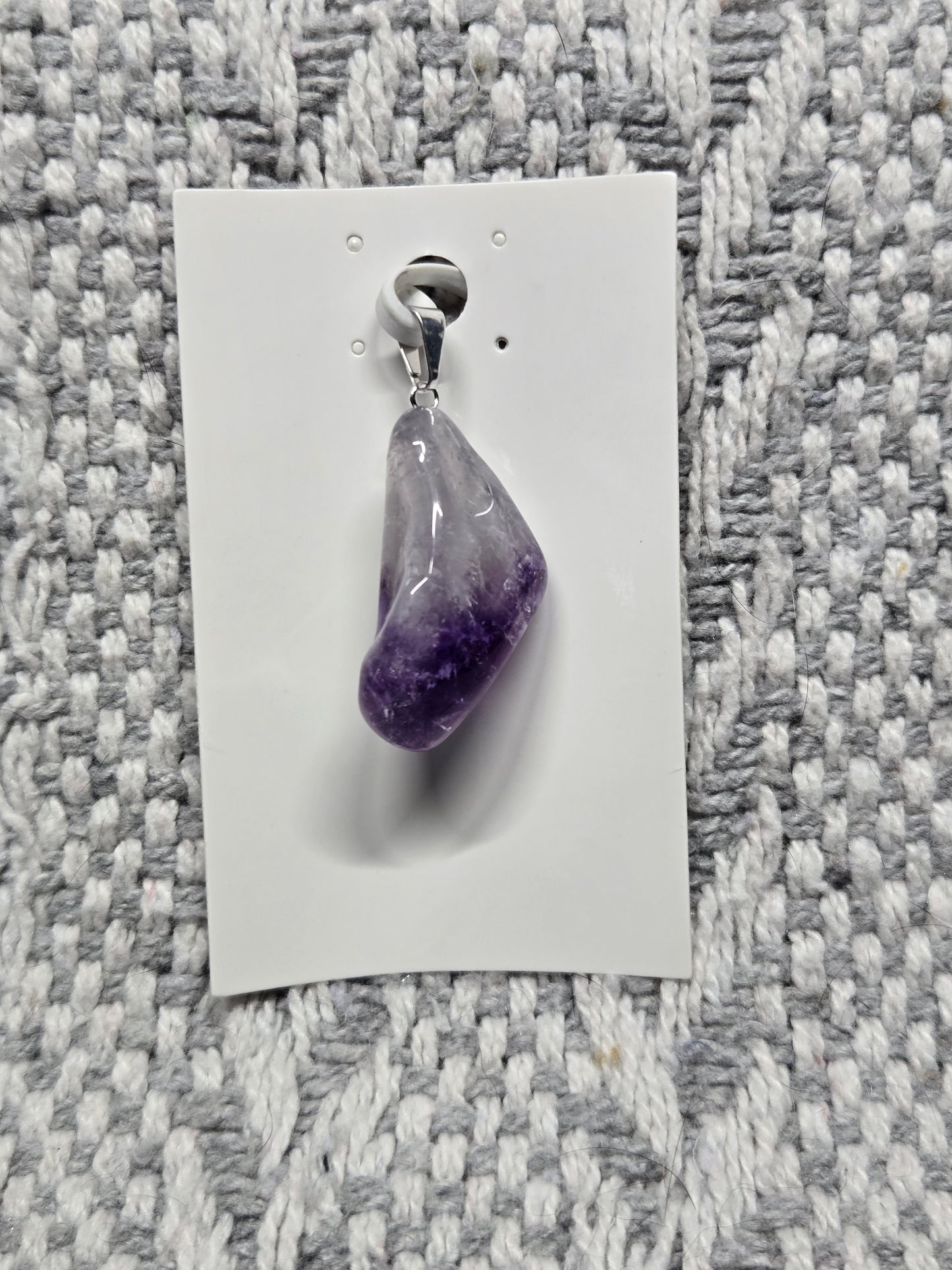 Polished Amethyst Pendant