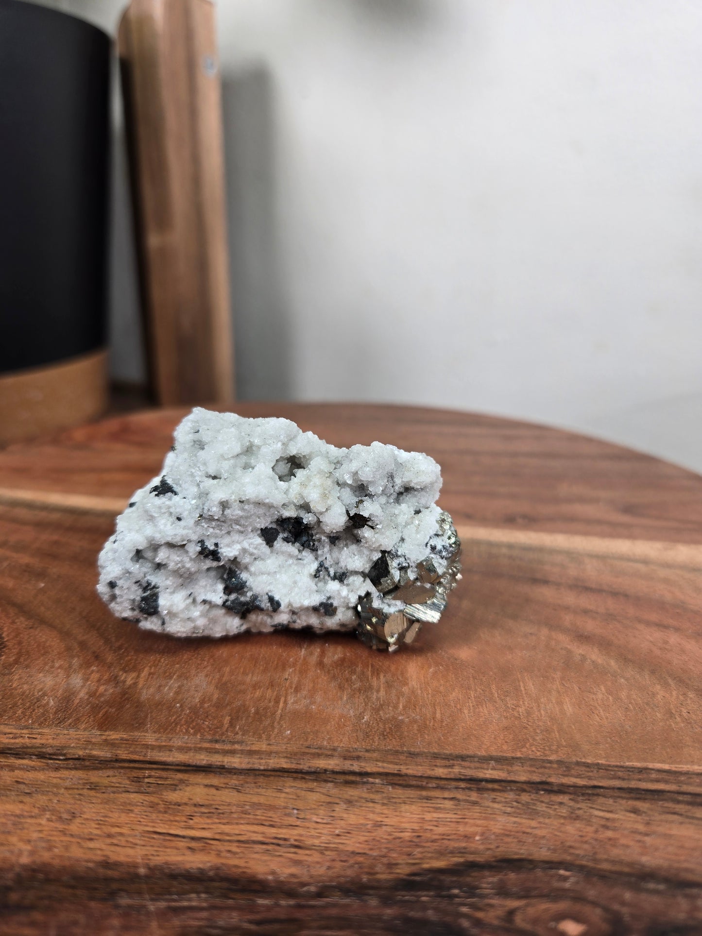 Pyrite on Dolomite