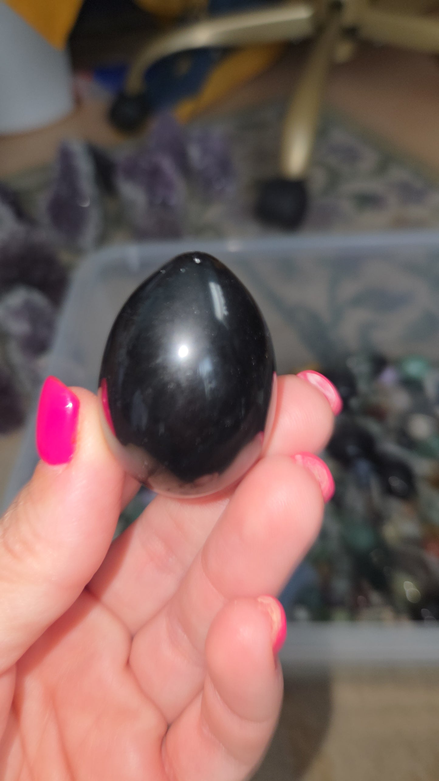Black Obsidian Egg