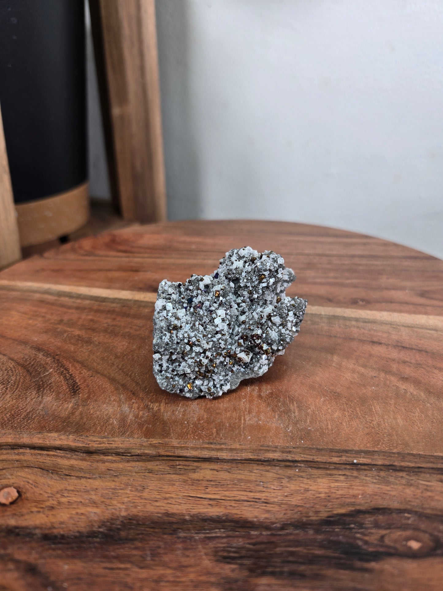 Chalcopyrite on Dolomite from Brushy Creek Mine