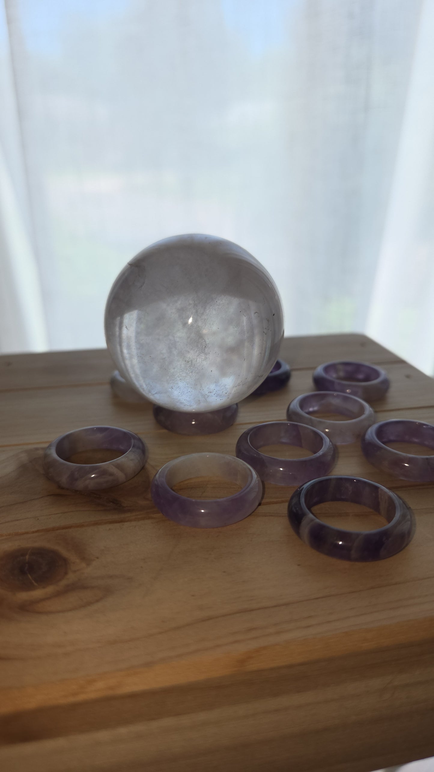 Amethyst Ring / Sphere Holder
