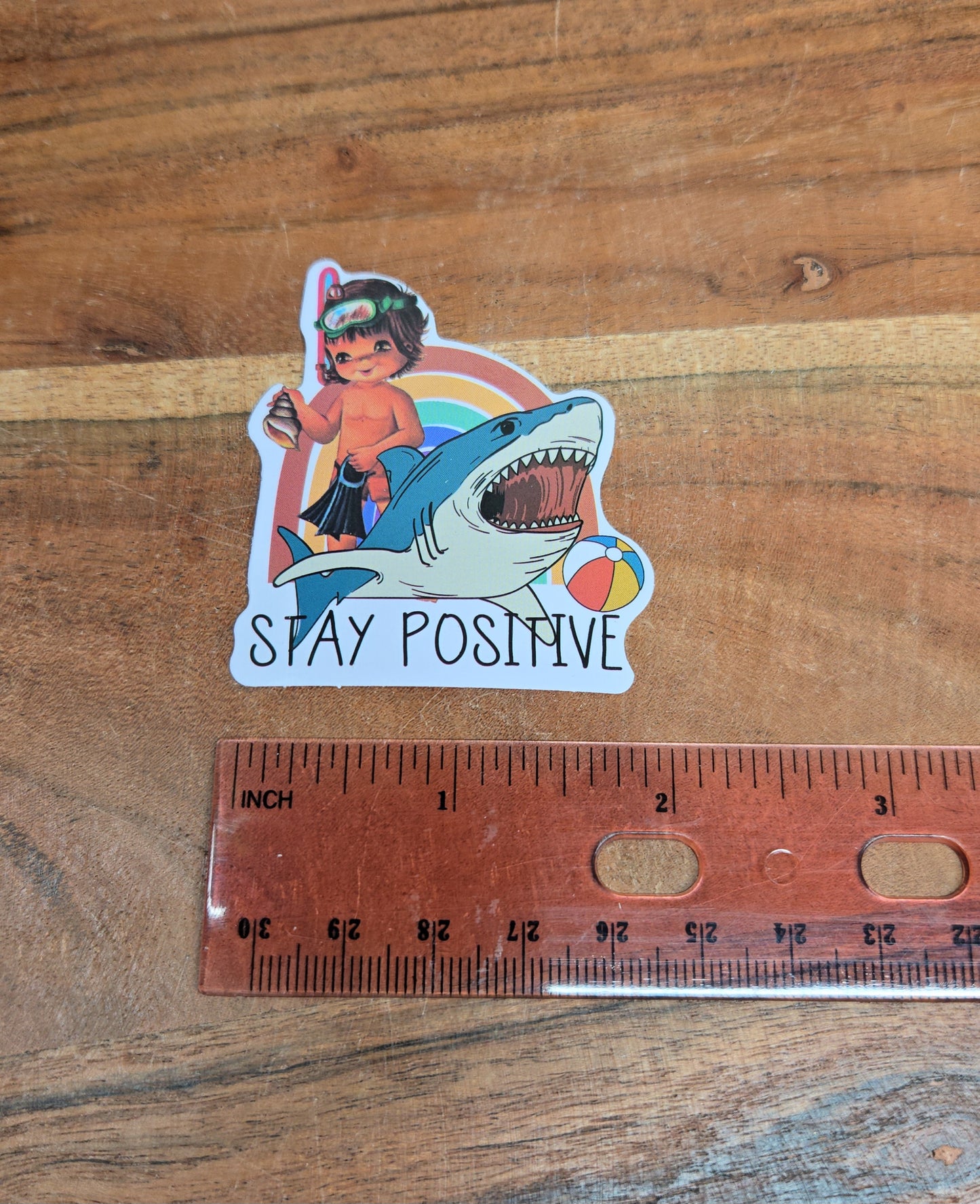 Stay Positive Sticker