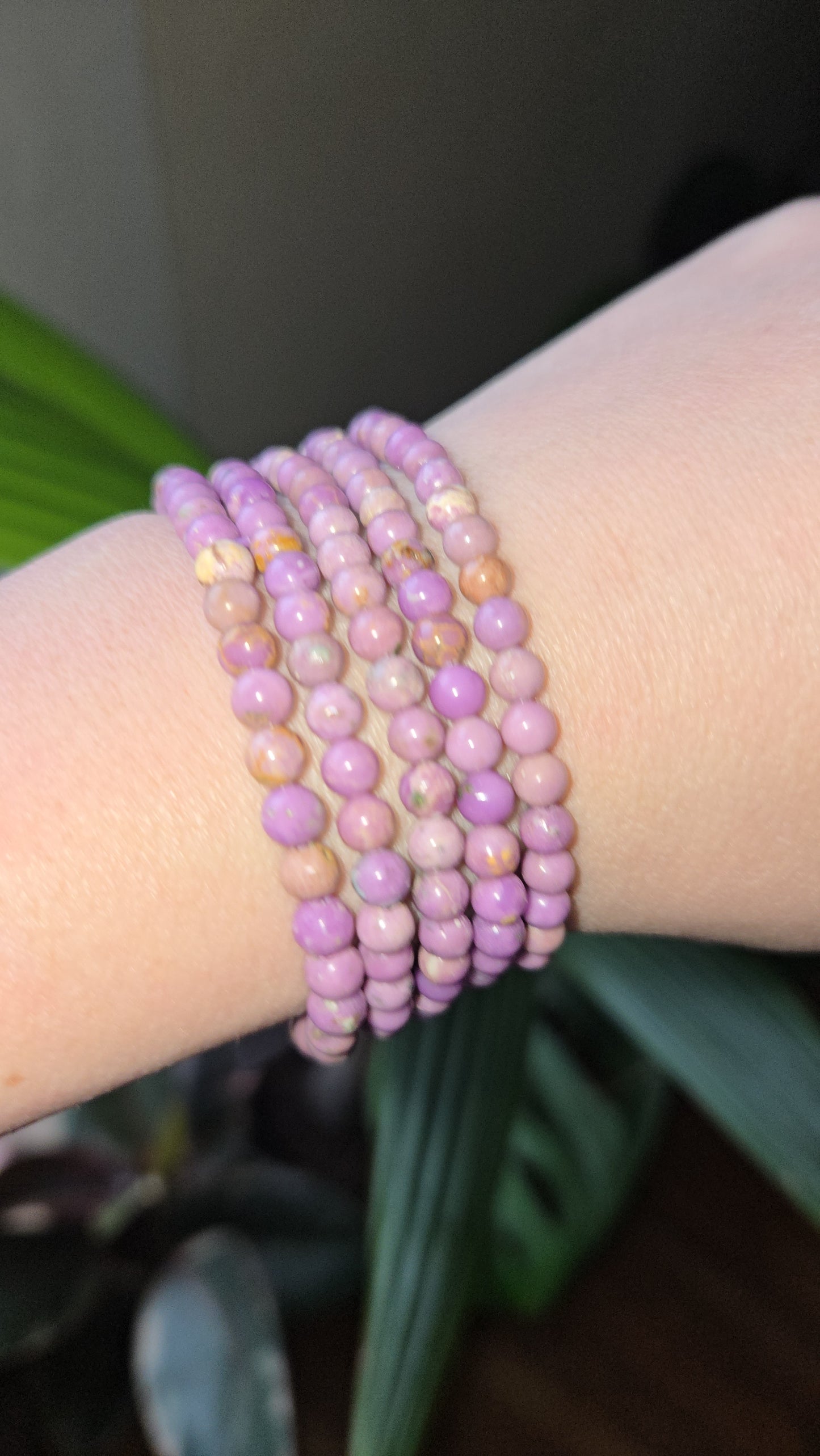 Phosphosiderite 5mm Bracelet