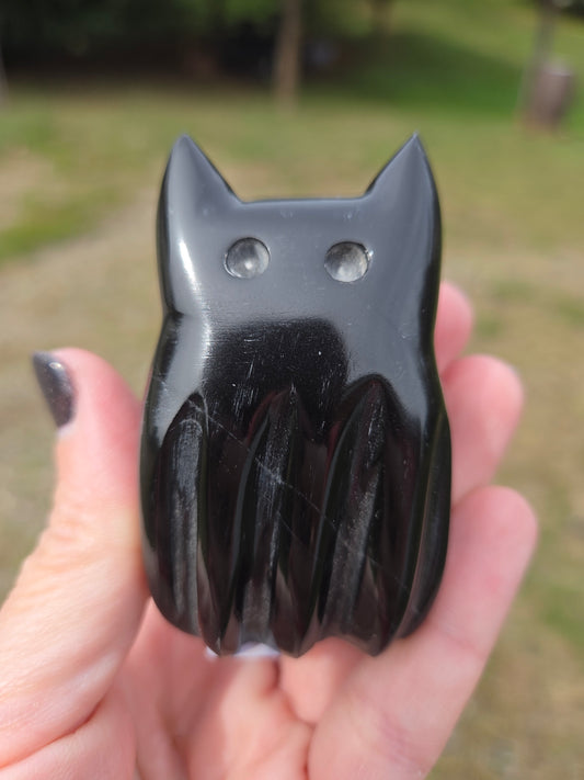 Black Marble Ghost Kitty