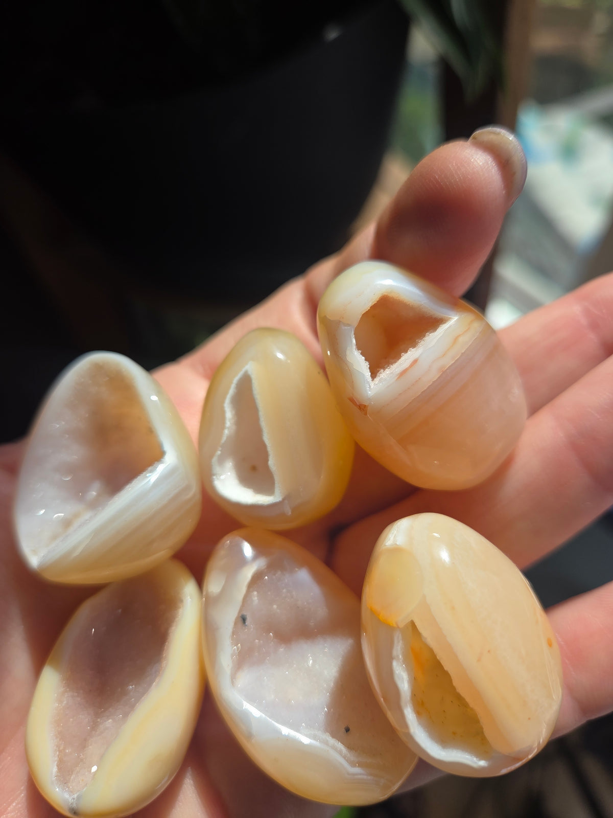 Druzy Agate Eggs (6)