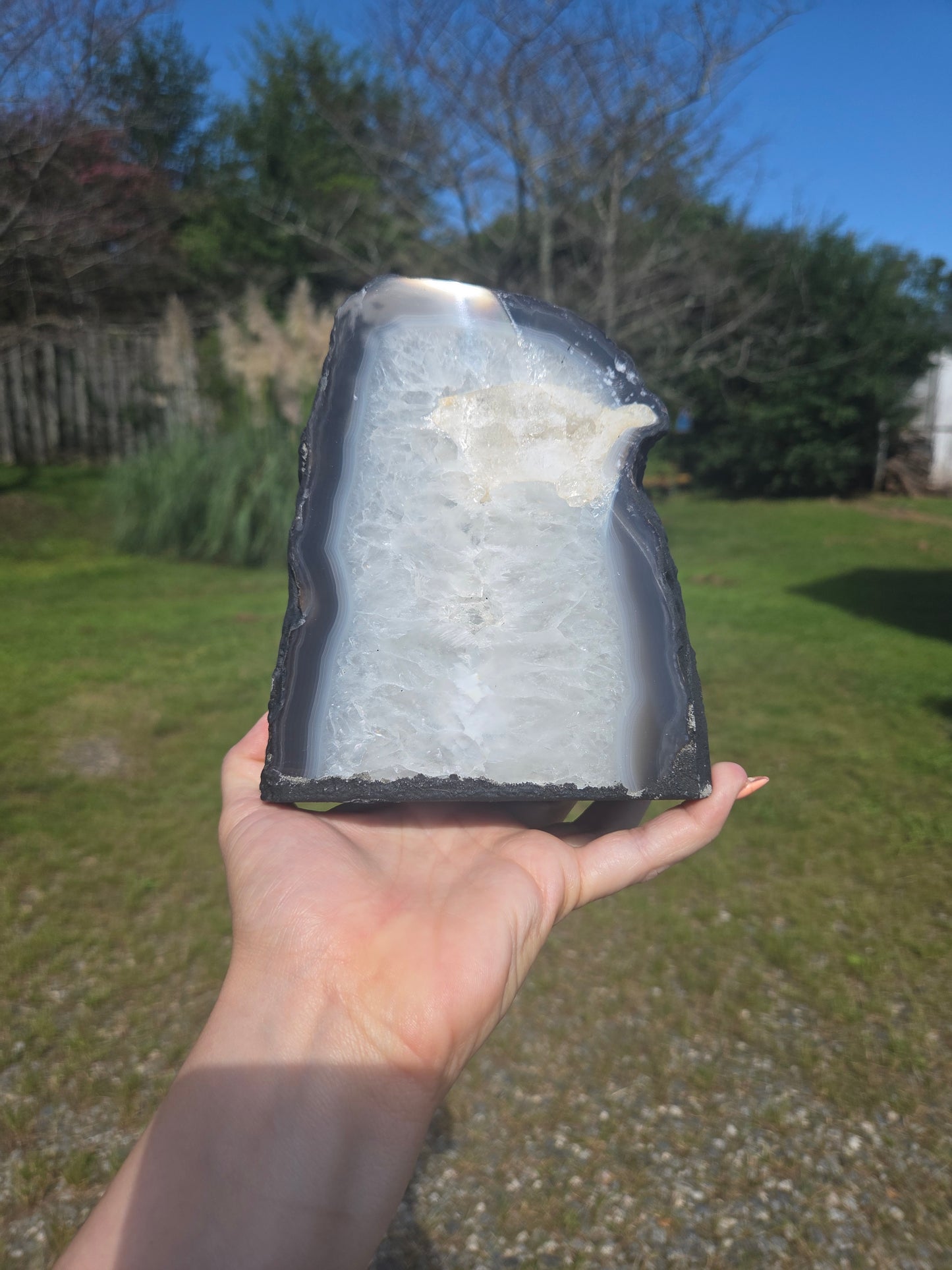 Agate Cathedral with Calcite (UVs)