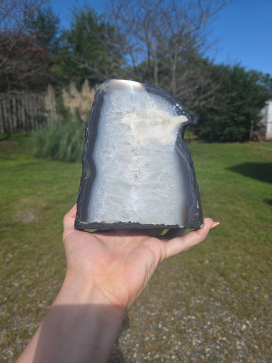 Agate Cathedral with Calcite (UVs)