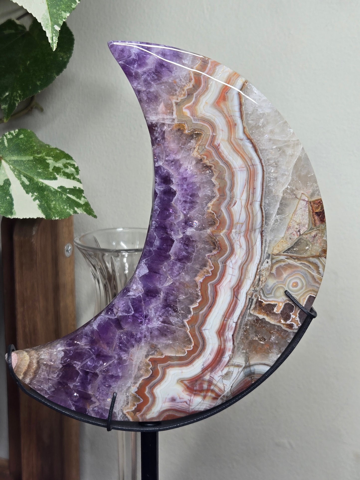 Amethyst and Agate Moon