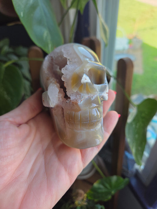 Dendritic Agate Skull