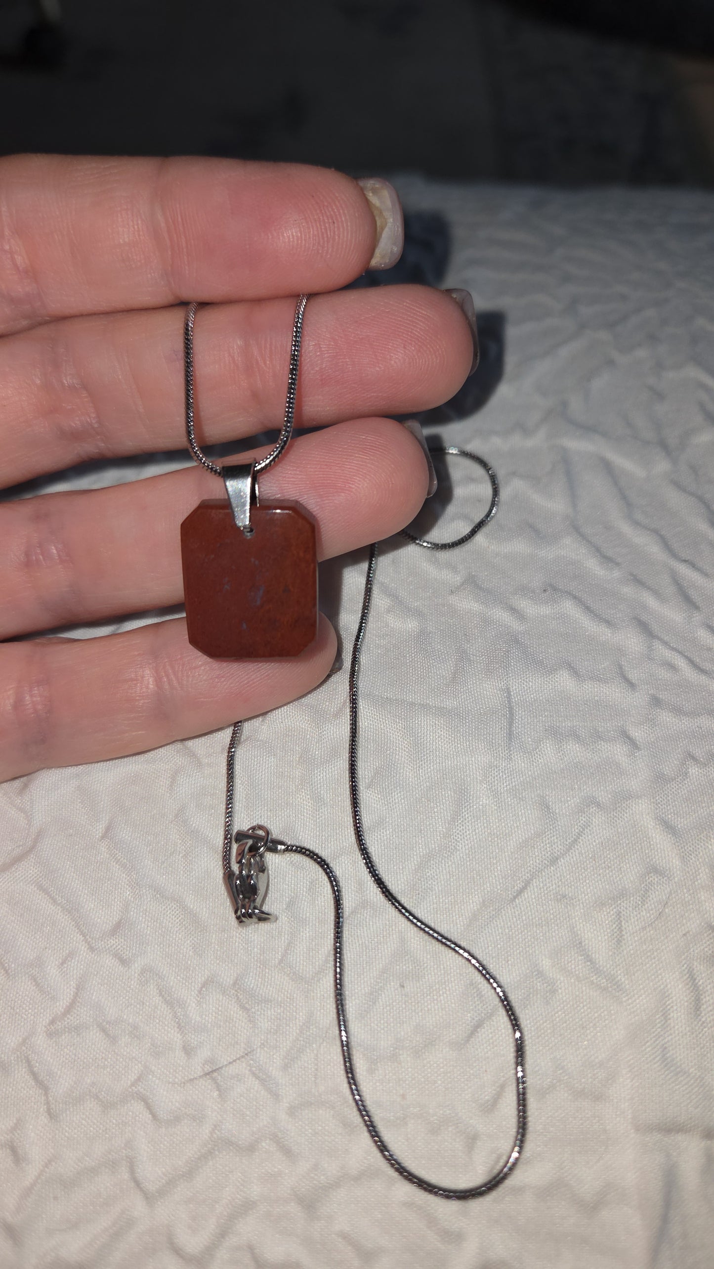 Red Moss Necklace