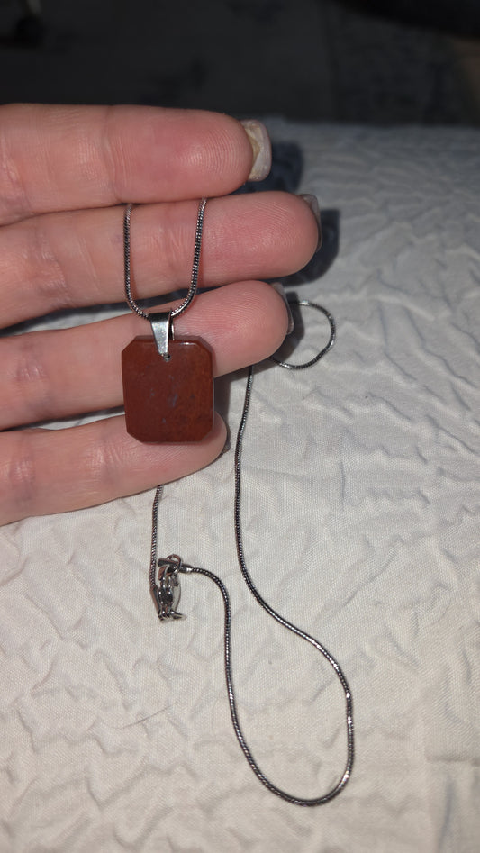 Red Moss Necklace