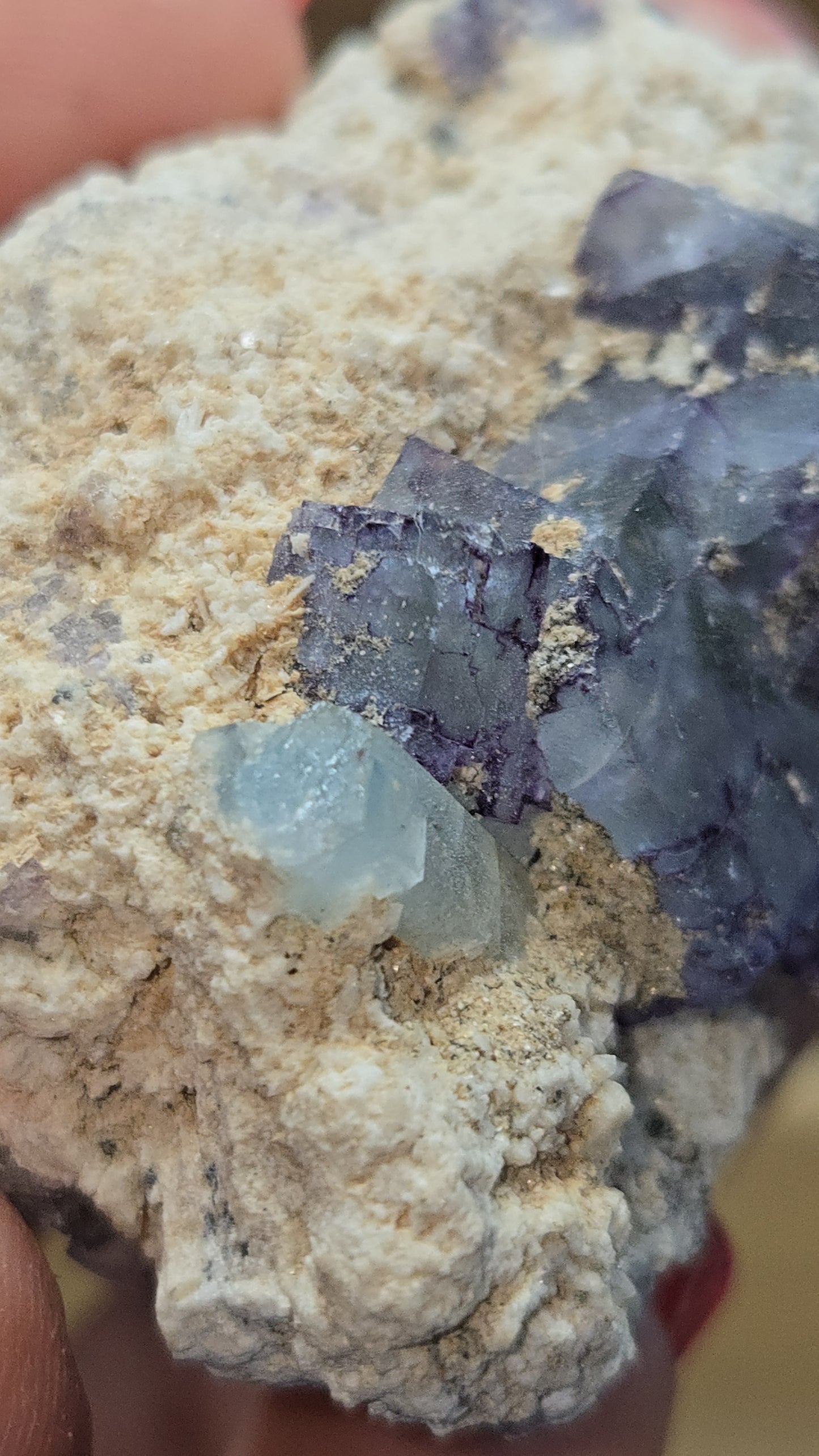 Fluorite and Aquamarine