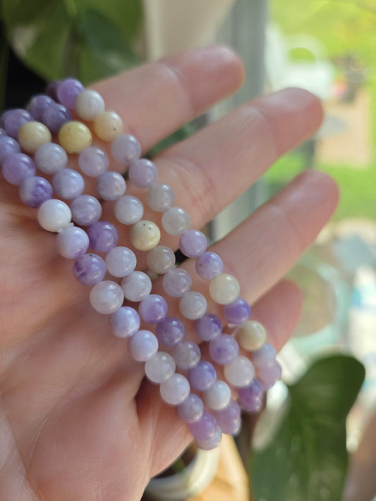 Purple Opal Braclet 6mm